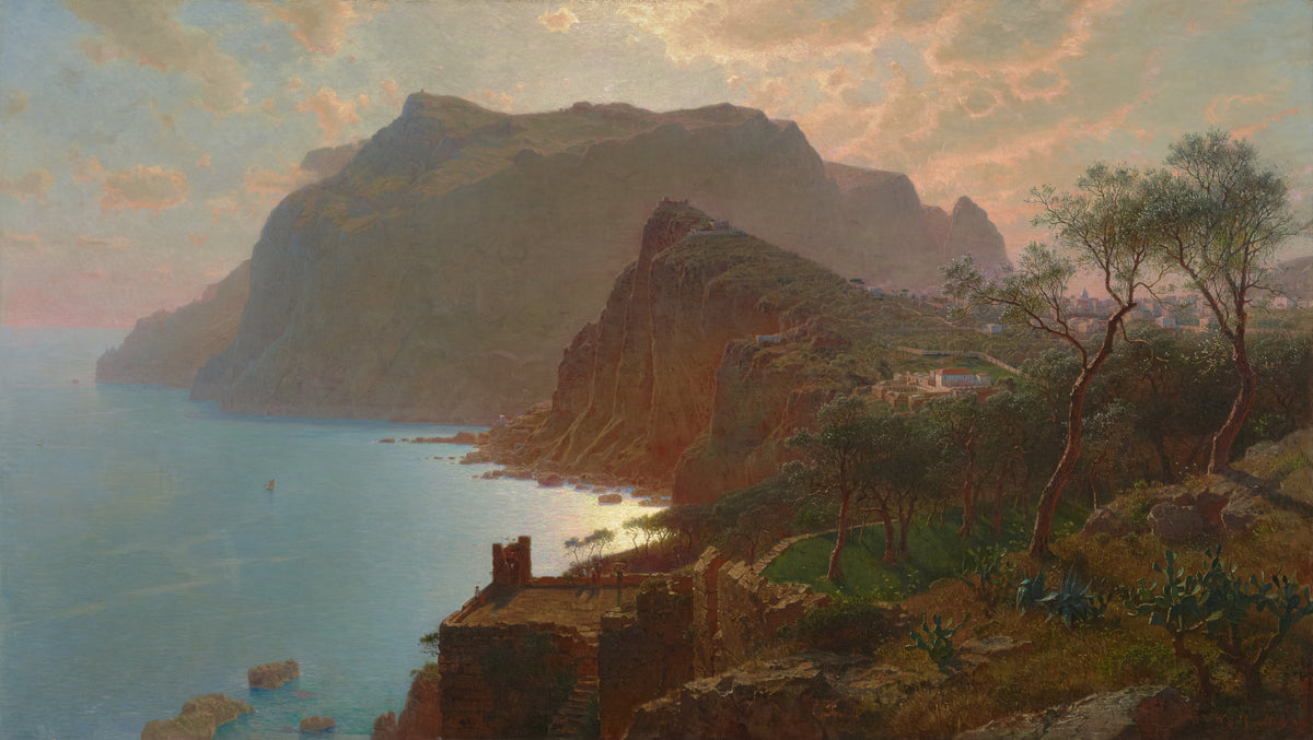 William Stanley Haseltine — The Sea from Capri | Landscape Fine Art Print