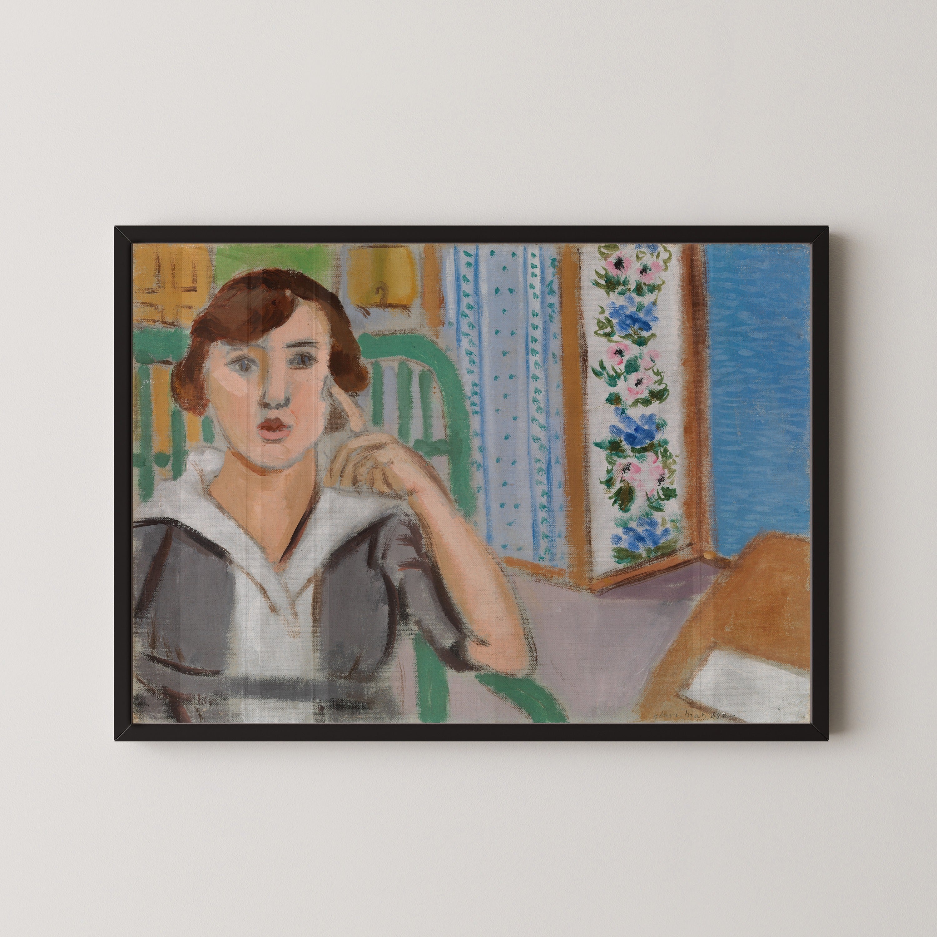 Henri Matisse — Woman and Screen | Fine Art Print