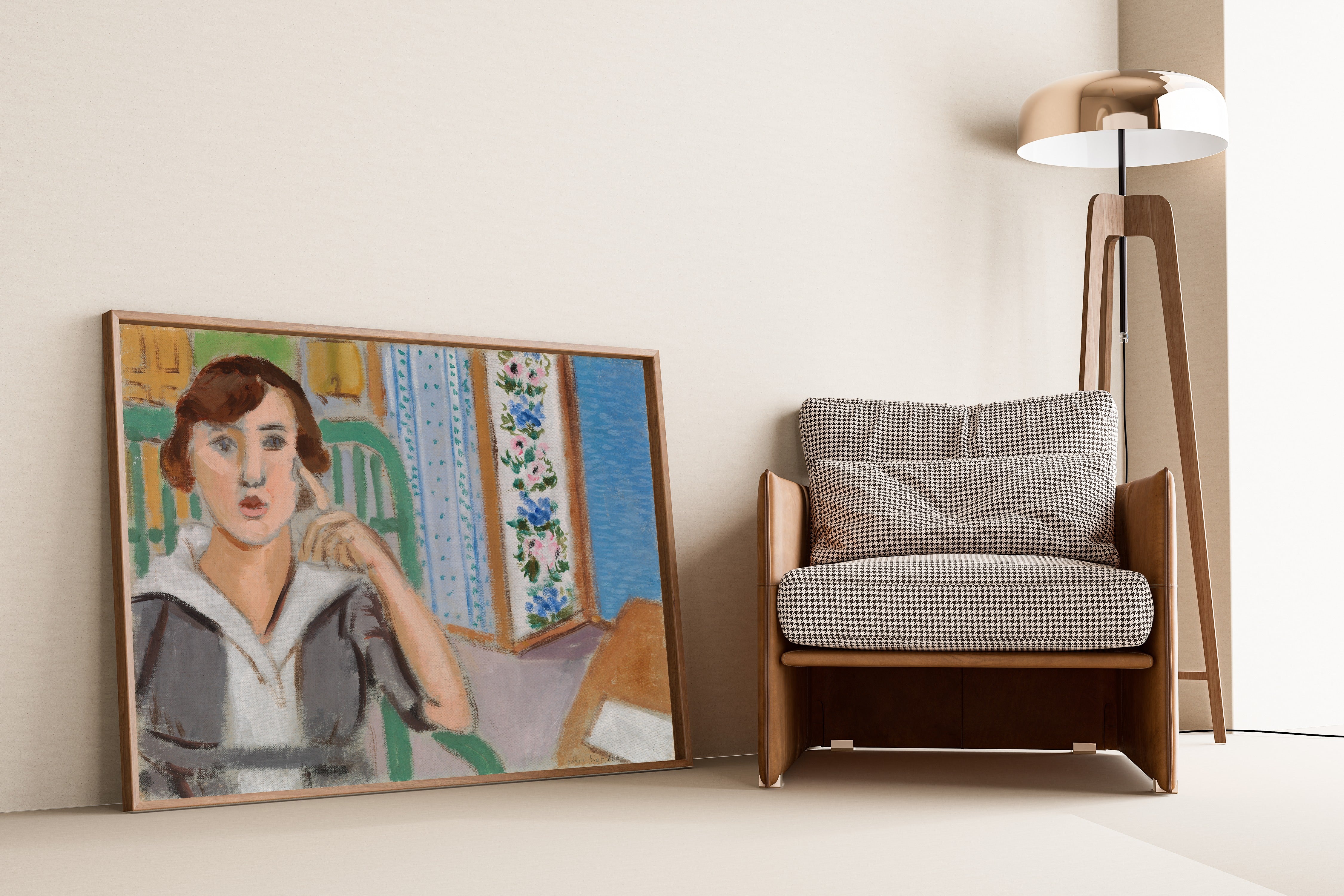 Henri Matisse — Woman and Screen | Fine Art Print