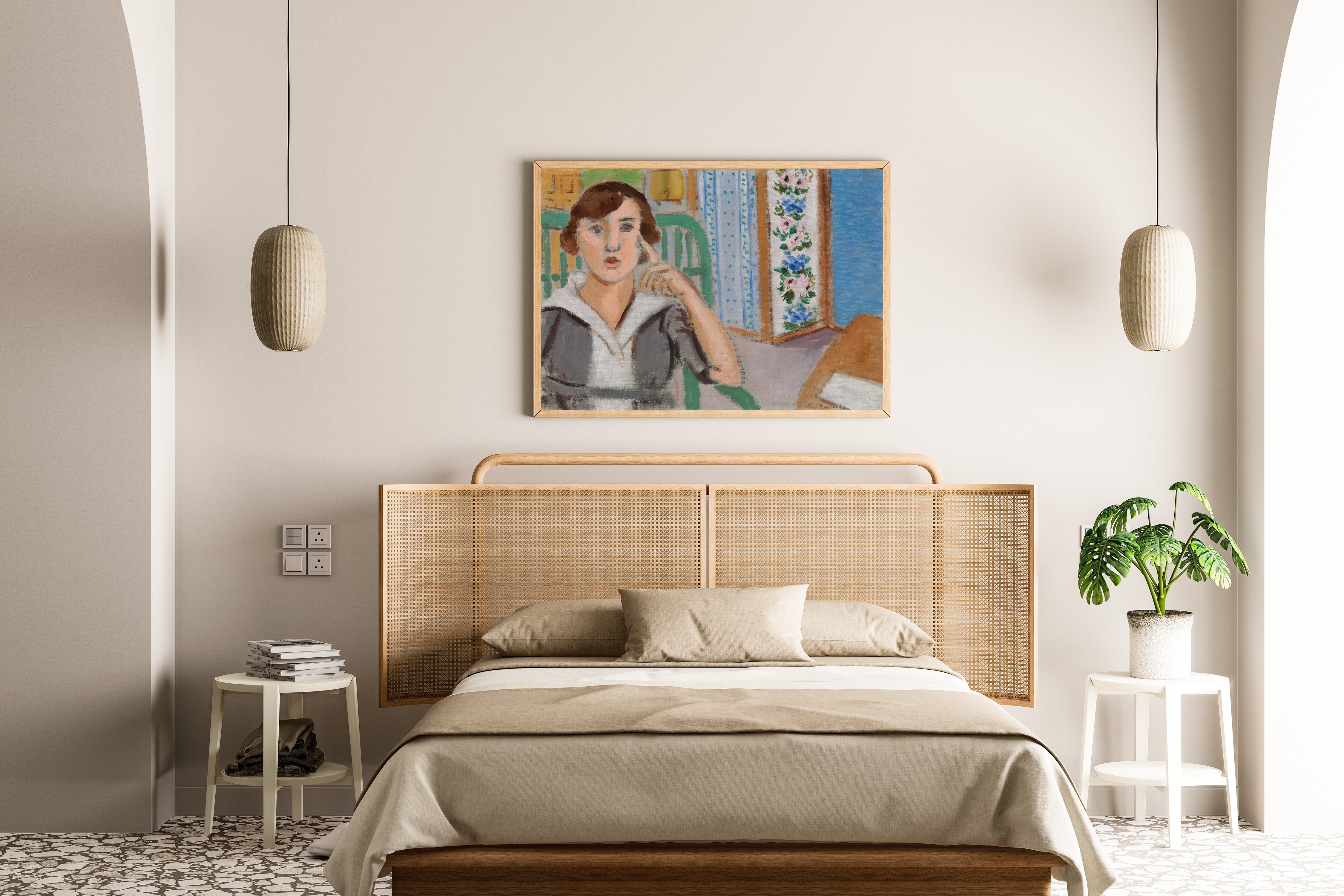 Henri Matisse — Woman and Screen | Fine Art Print