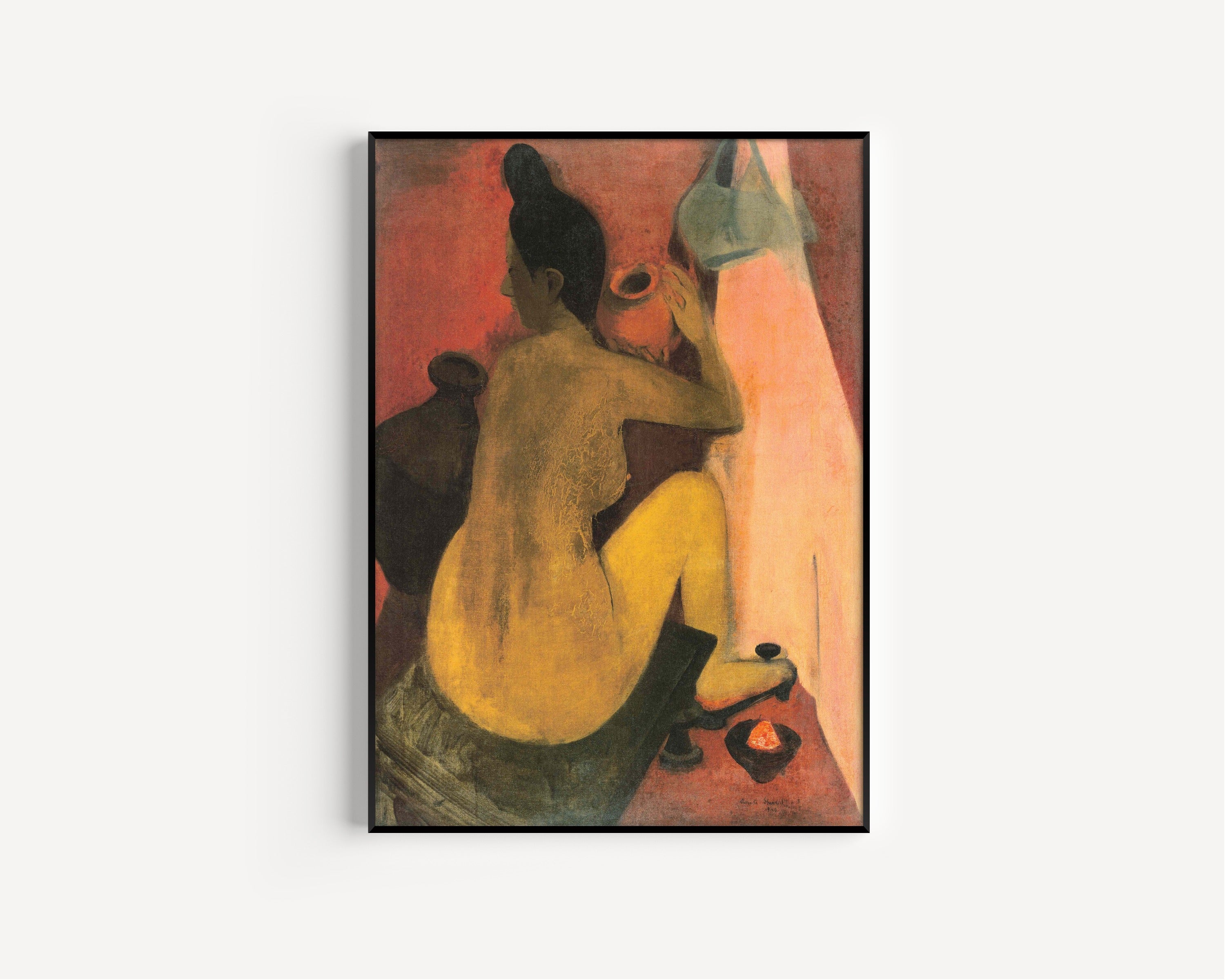 Amrita Sher-Gil — Woman at Bath | Fine Art Giclée Print