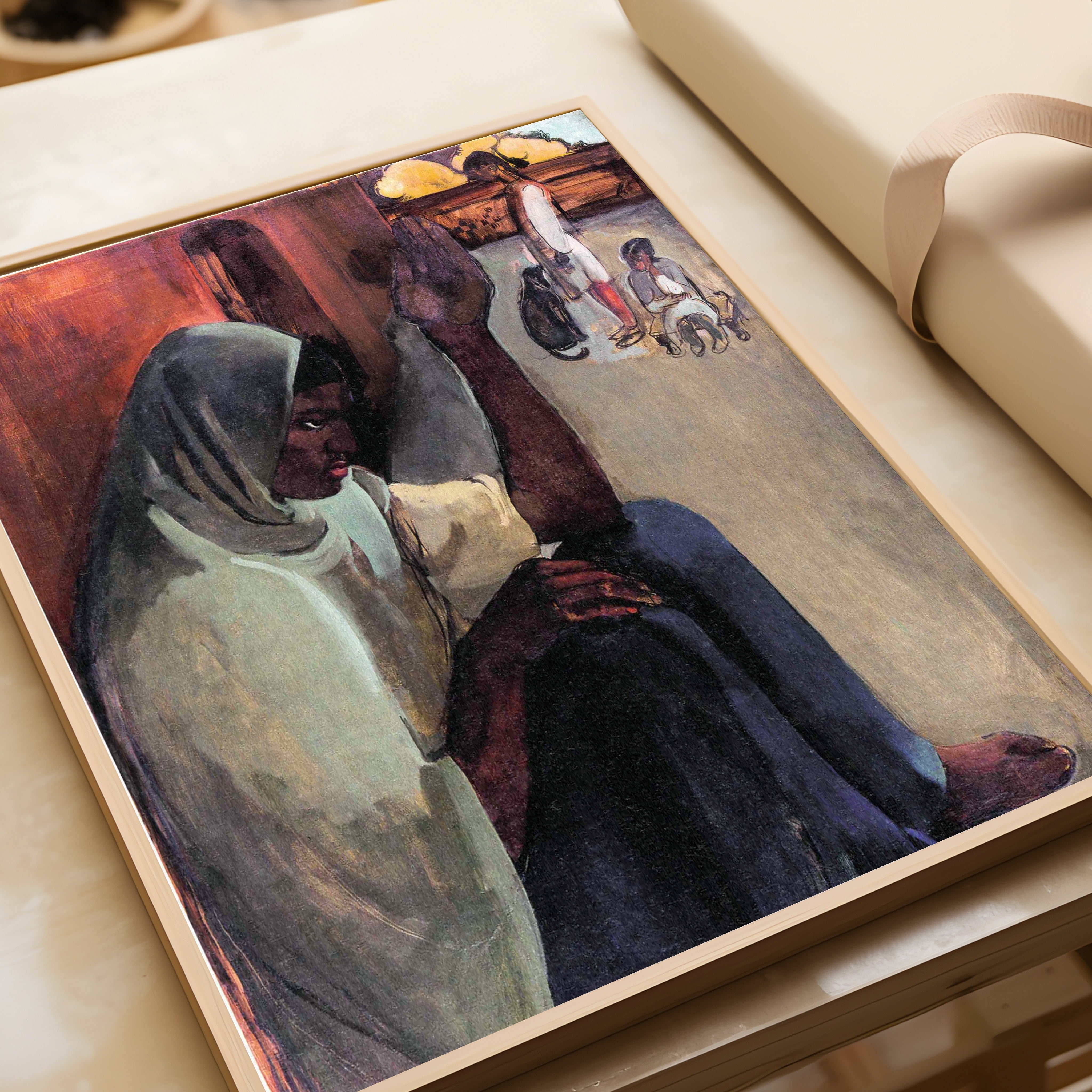 Amrita Sher-Gil — Woman on Terrace | Fine Art Giclée Print