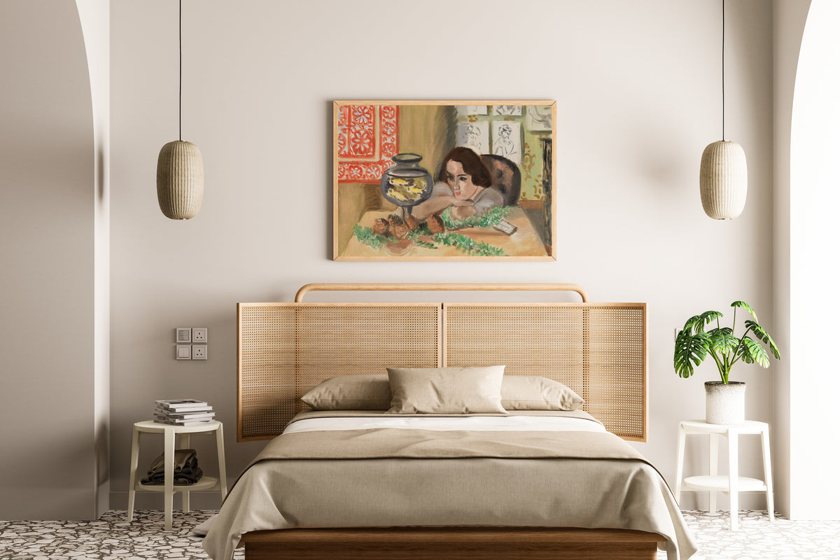 Henri Matisse — Young Woman before an Aquarium | Fine Art Print