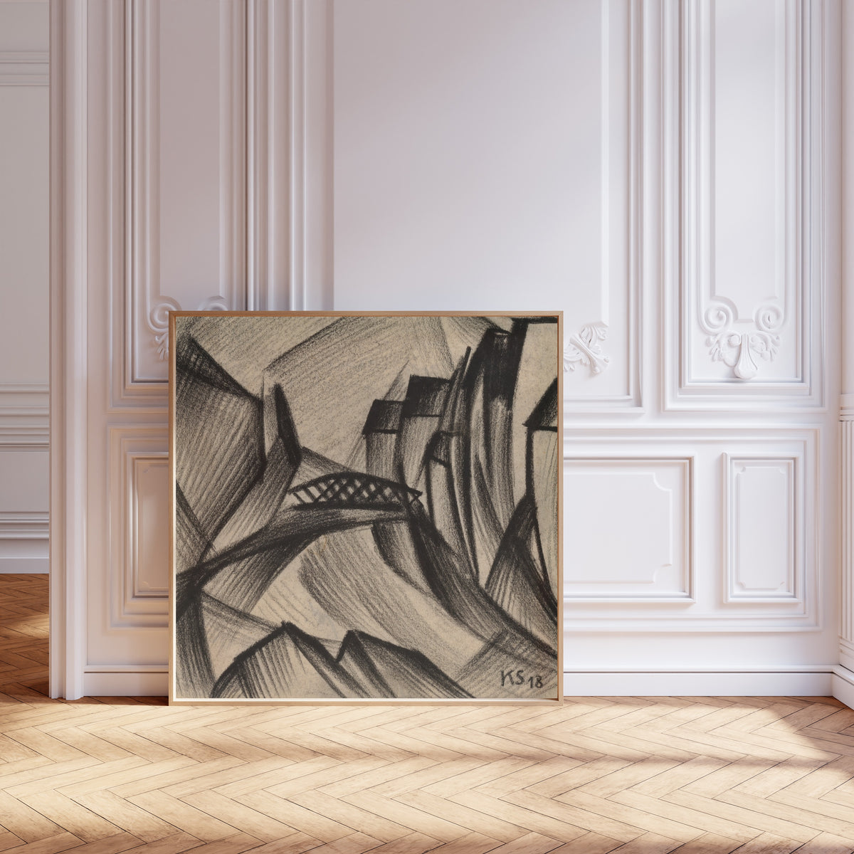 Kurt Schwitters — Z 107 Leinbrücke | Fine Art Print