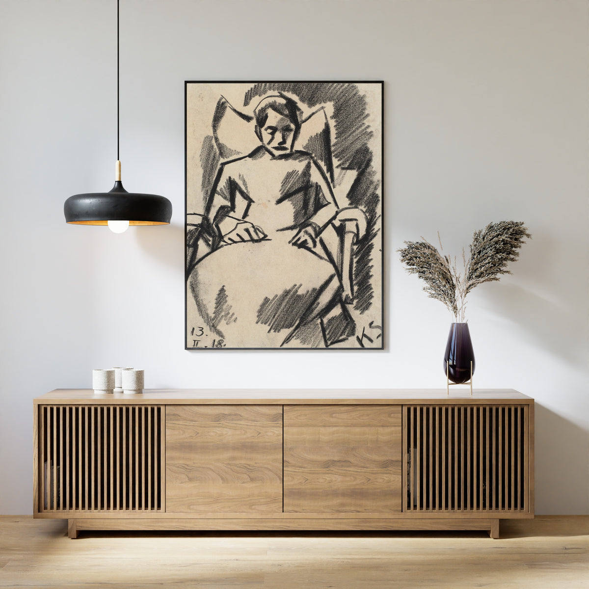 Kurt Schwitters — Z 112 Die Kranke | Fine Art Print