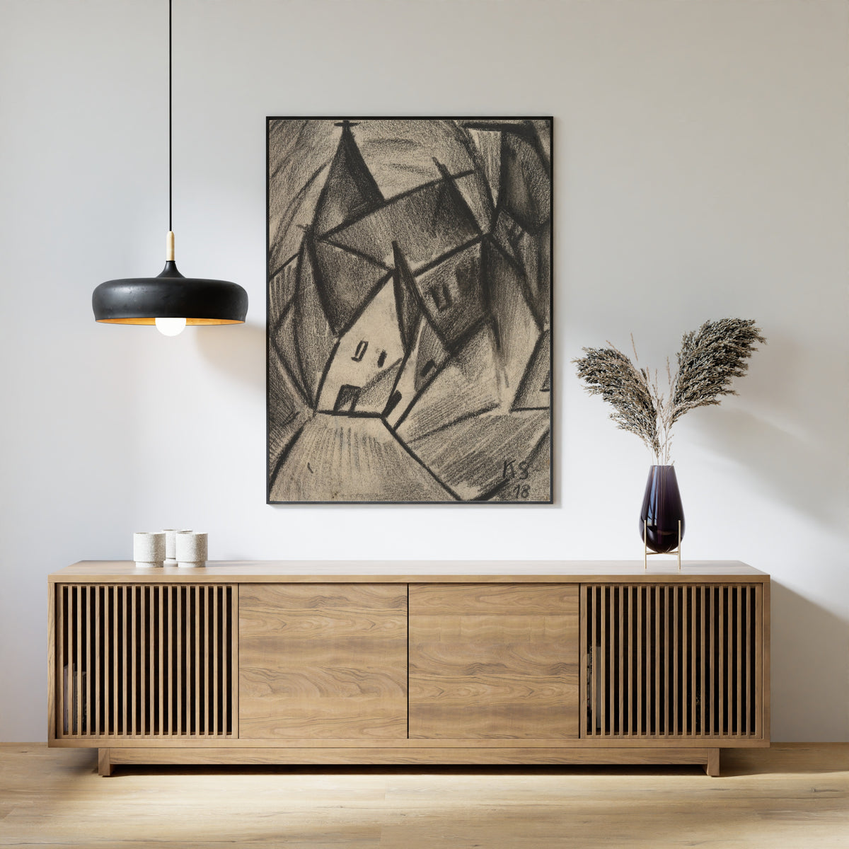 Kurt Schwitters — Z31 Nächtliches Dorf | Fine Art Print