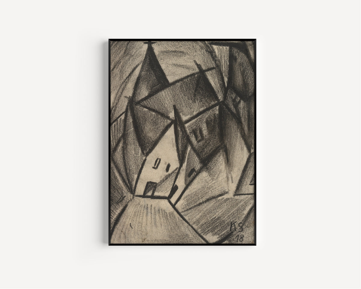 Kurt Schwitters — Z31 Nächtliches Dorf | Fine Art Print