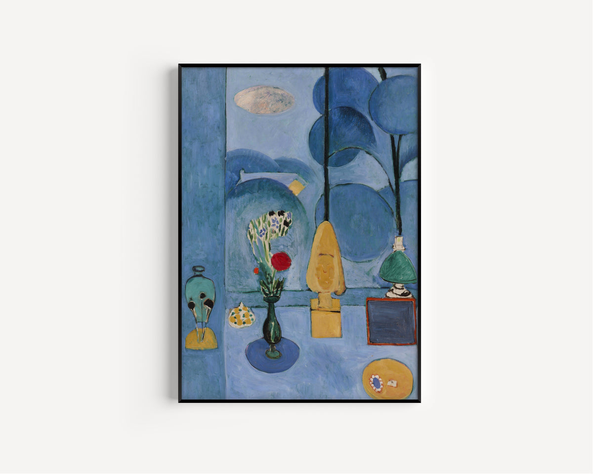 Henri Matisse — The Blue Window (La Glace sans tain) | Fine Art Print