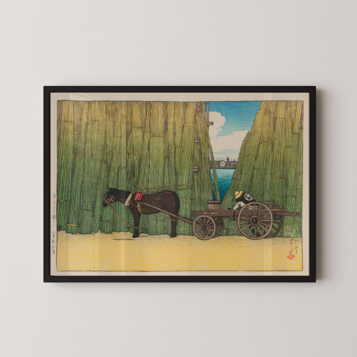 Kawase Hasui — Komagata Embankment | Japanese Woodblock Print (Shin Hanga)