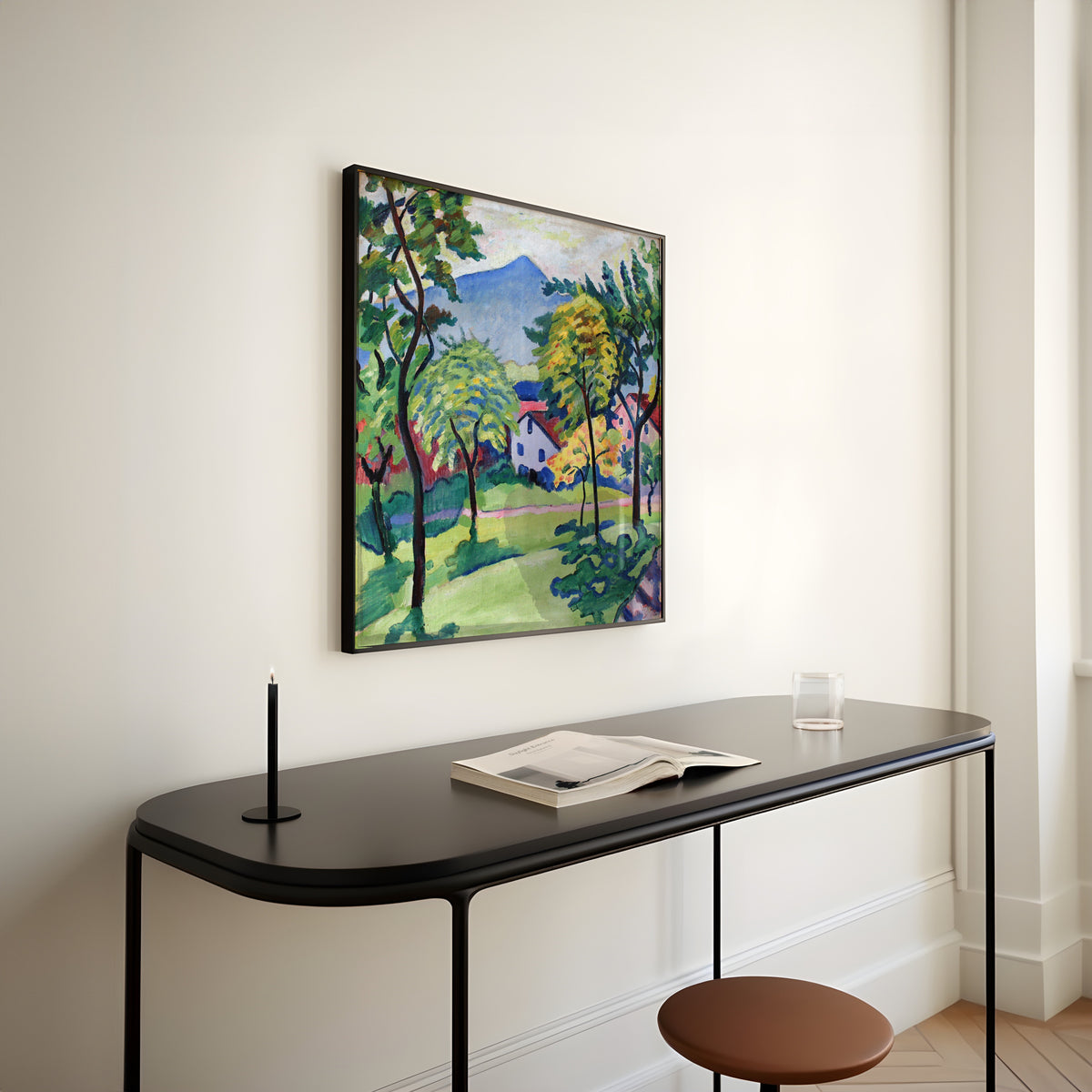 August Macke — Tegernsee Landscape | Expressionist Fine Art Print