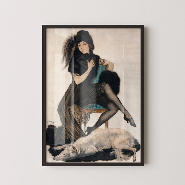 Carl Link — Fur and Lace Elegance | Fine Art Print