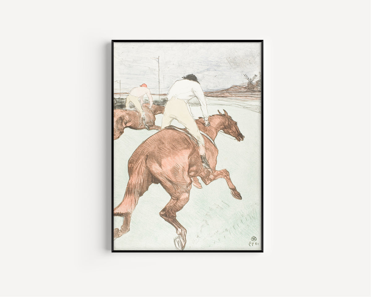 Henri de Toulouse-Lautrec — The Jockey | Lithograph Print