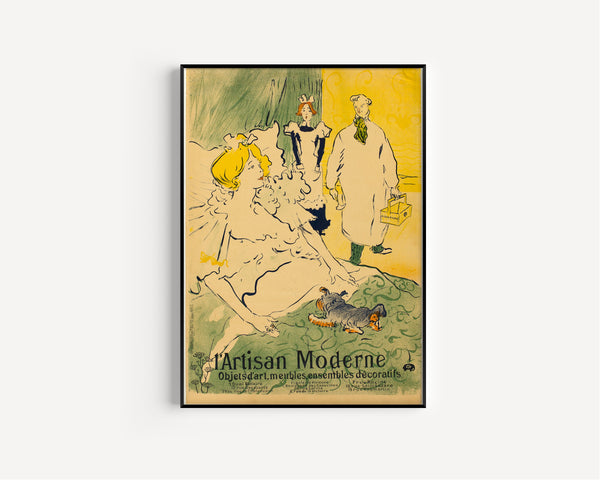 Henri de Toulouse-Lautrec — L'Artisan Moderne | Vintage Poster Print