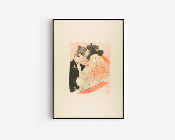 Henri de Toulouse-Lautrec — At the Concert | Lithograph Print
