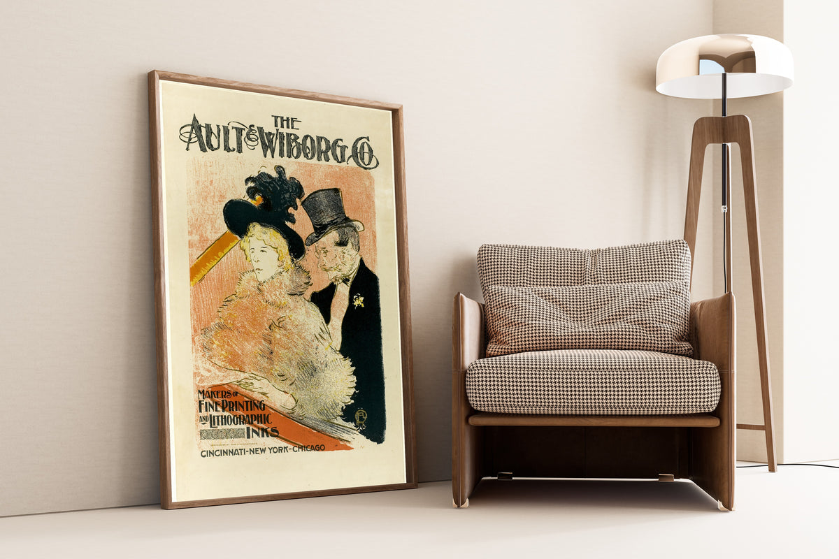 Henri de Toulouse-Lautrec — At the Concert (Ault & Wiborg) | Vintage Poster Print