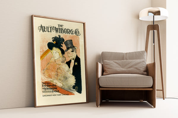 Henri de Toulouse-Lautrec — At the Concert (Ault & Wiborg) | Vintage Poster Print