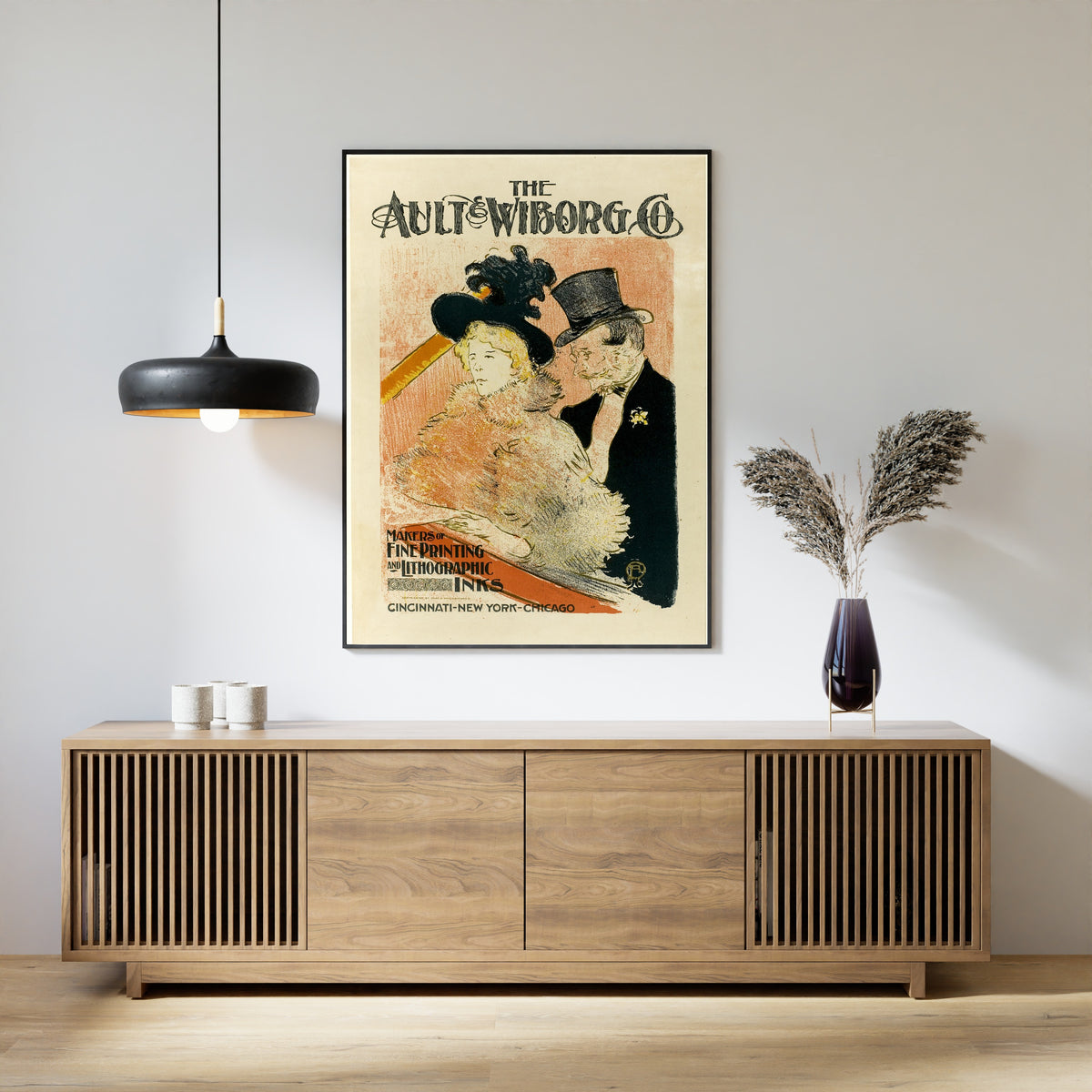 Henri de Toulouse-Lautrec — At the Concert (Ault & Wiborg) | Vintage Poster Print