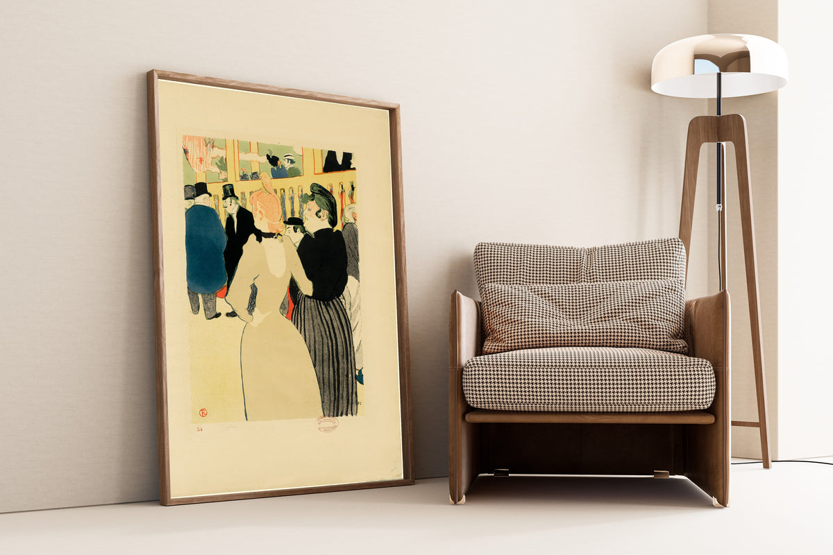 Henri de Toulouse-Lautrec — At the Moulin Rouge, La Goulue and Her Sister | Lithograph Print