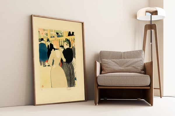 Henri de Toulouse-Lautrec — At the Moulin Rouge, La Goulue and Her Sister | Lithograph Print