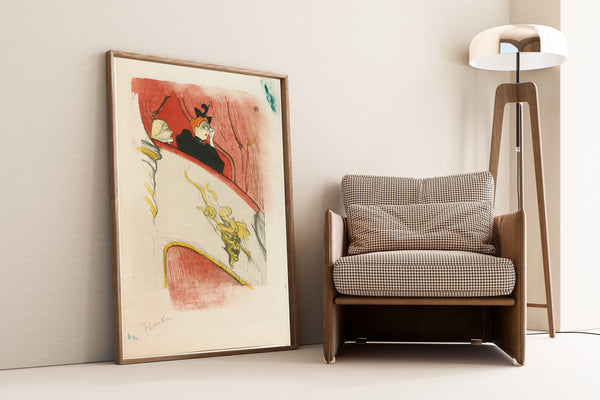 Henri de Toulouse-Lautrec — The Loge with the Gilded Mask | Lithograph Print