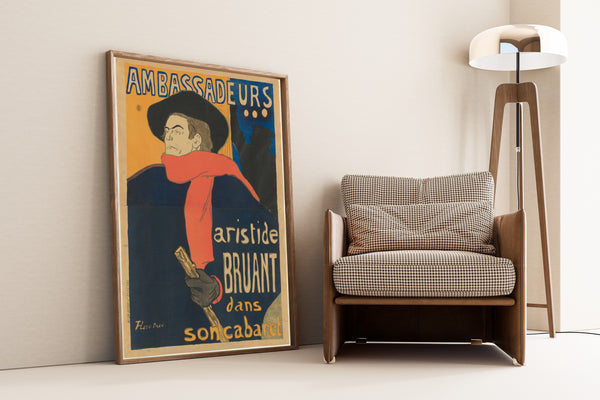 Henri de Toulouse-Lautrec — Ambassadeurs: Aristide Bruant | Vintage Poster Print