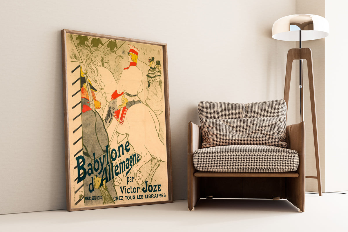 Henri de Toulouse-Lautrec — Babylone d'Allemagne | Vintage Poster Print