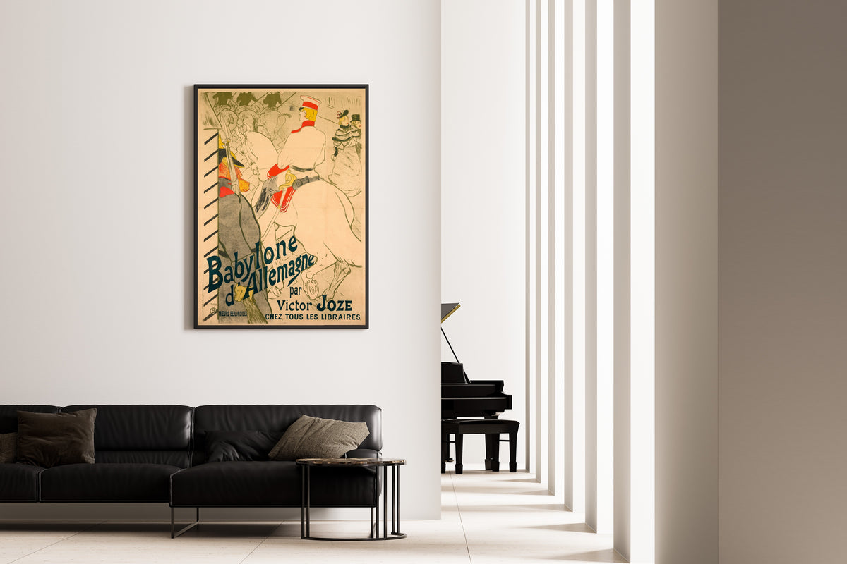 Henri de Toulouse-Lautrec — Babylone d'Allemagne | Vintage Poster Print