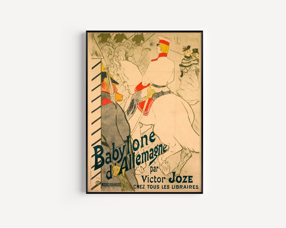 Henri de Toulouse-Lautrec — Babylone d'Allemagne | Vintage Poster Print