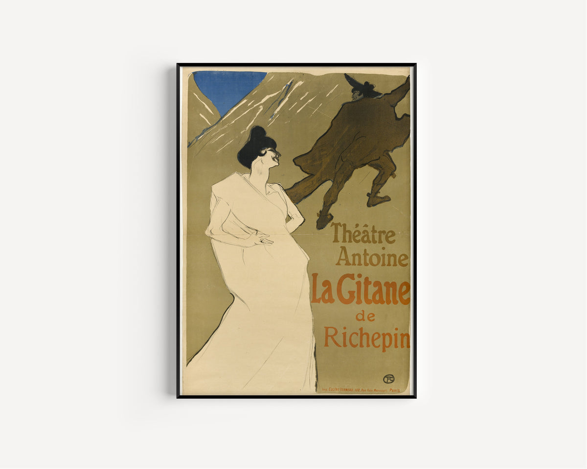 Henri de Toulouse-Lautrec — La Gitane | Vintage Poster Print