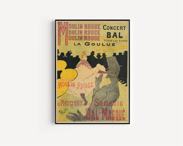 Henri de Toulouse-Lautrec — Moulin Rouge: La Goulue | Vintage Poster Print