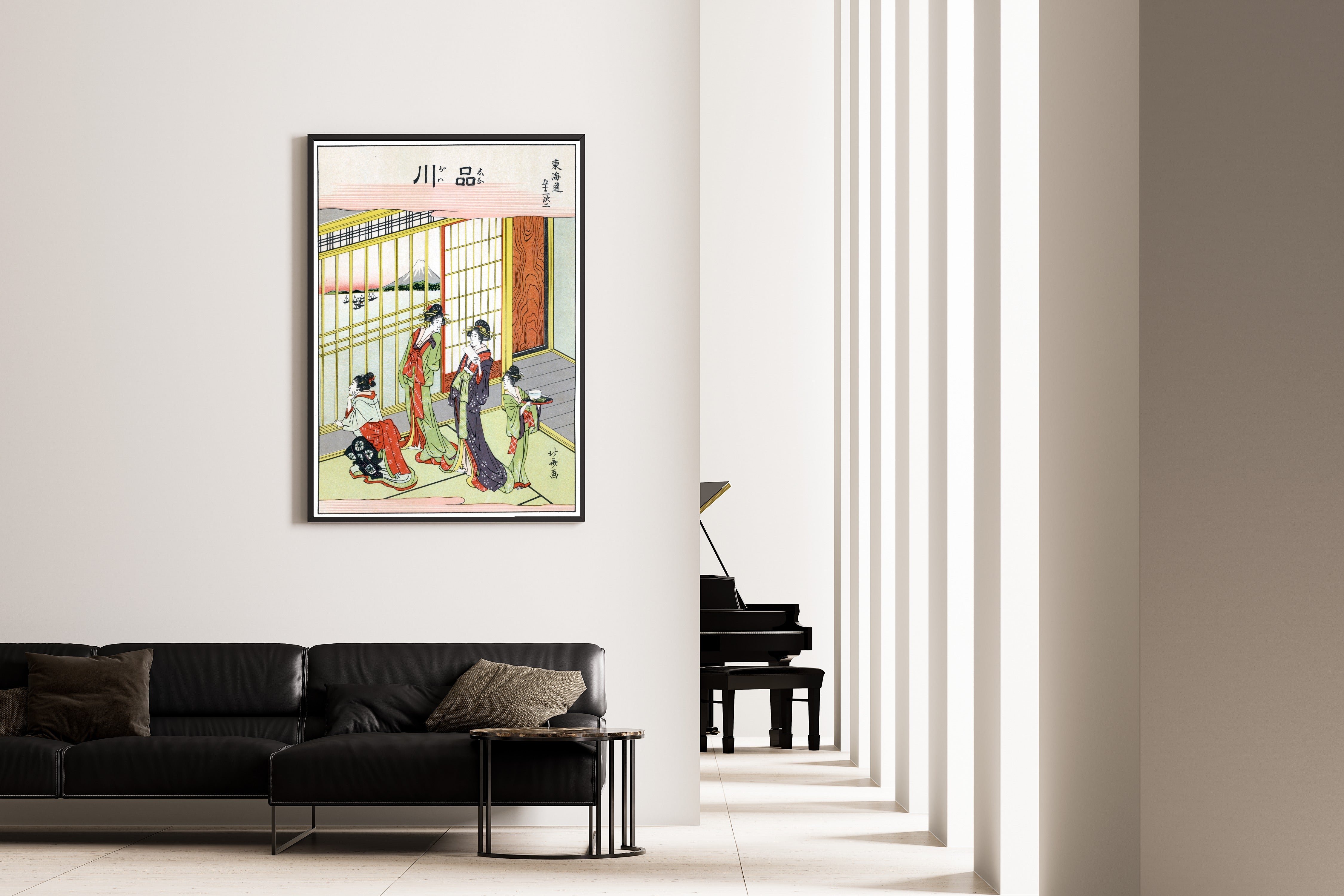 Katsushika Hokusai — Shinagawa | Japanese Woodblock Print (Ukiyo-e)