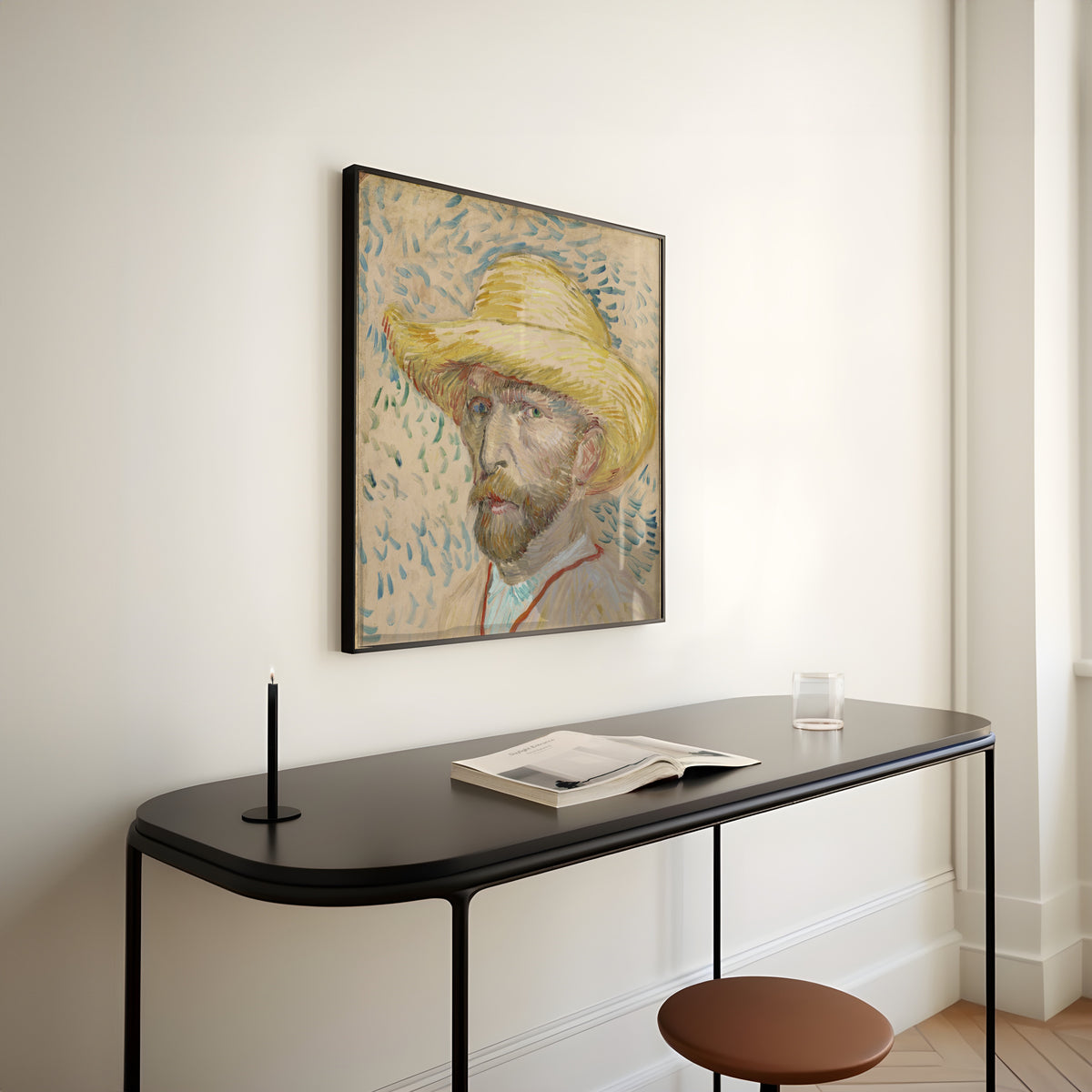 Vincent van Gogh — Self-Portrait with Straw Hat | Fine Art Print