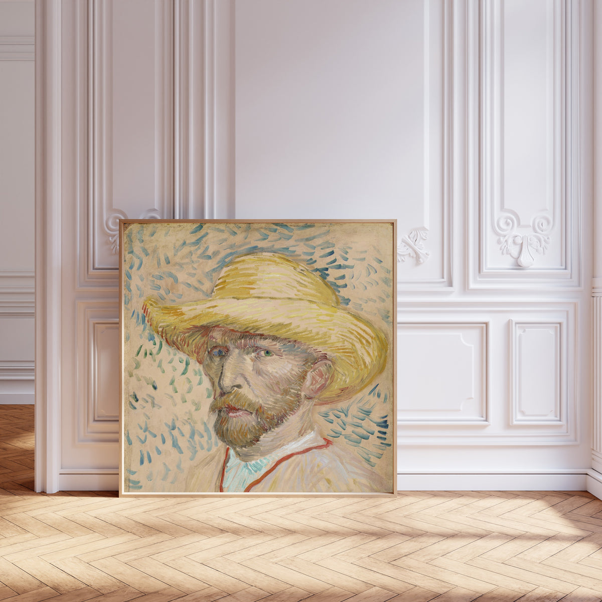 Vincent van Gogh — Self-Portrait with Straw Hat | Fine Art Print