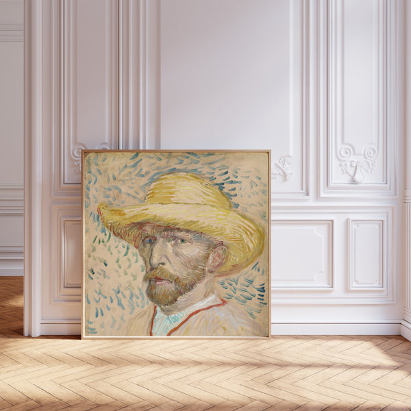 Vincent van Gogh — Self-Portrait with Straw Hat | Fine Art Print