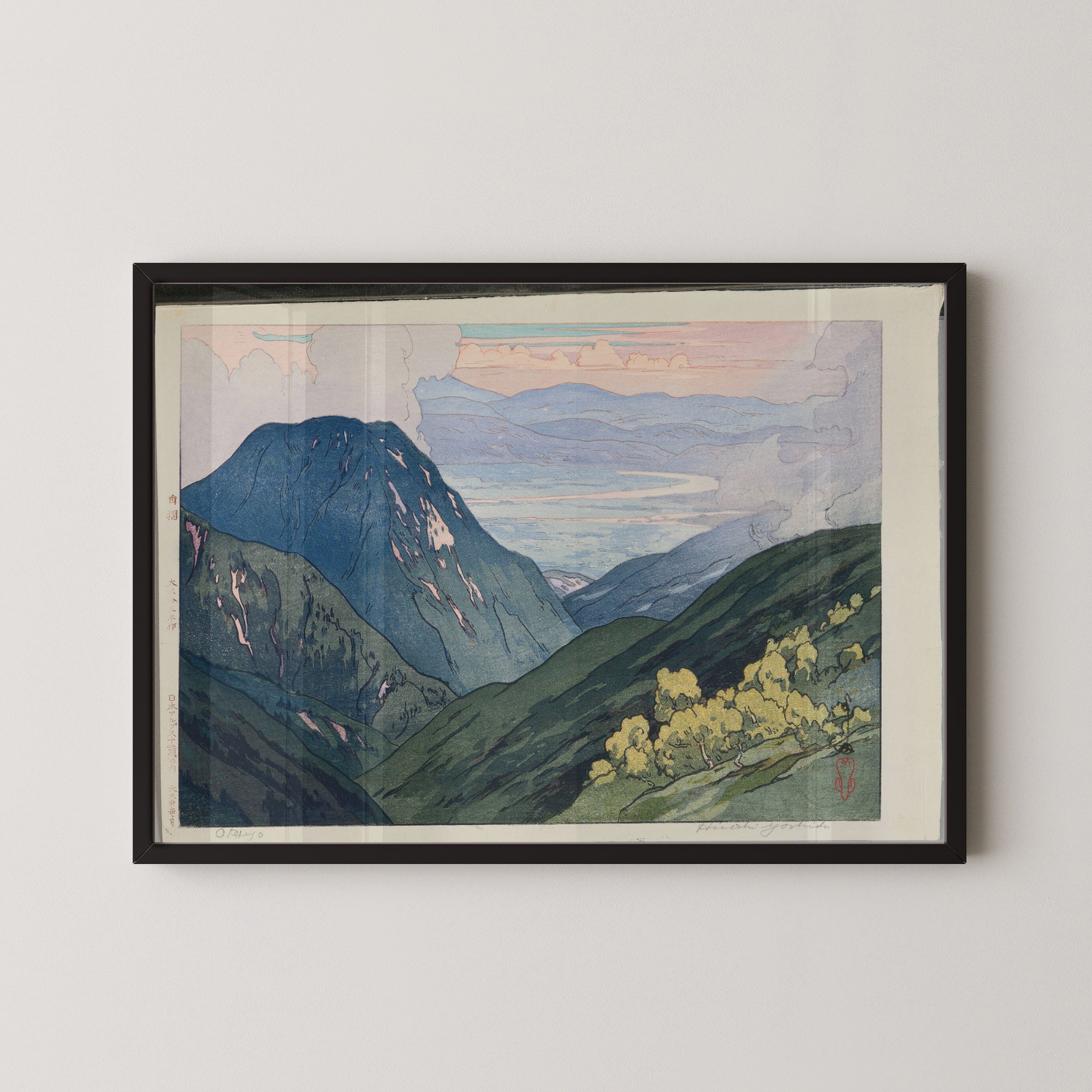 Hiroshi Yoshida — Mount Otensho | Japanese Woodblock Print (Shin Hanga)