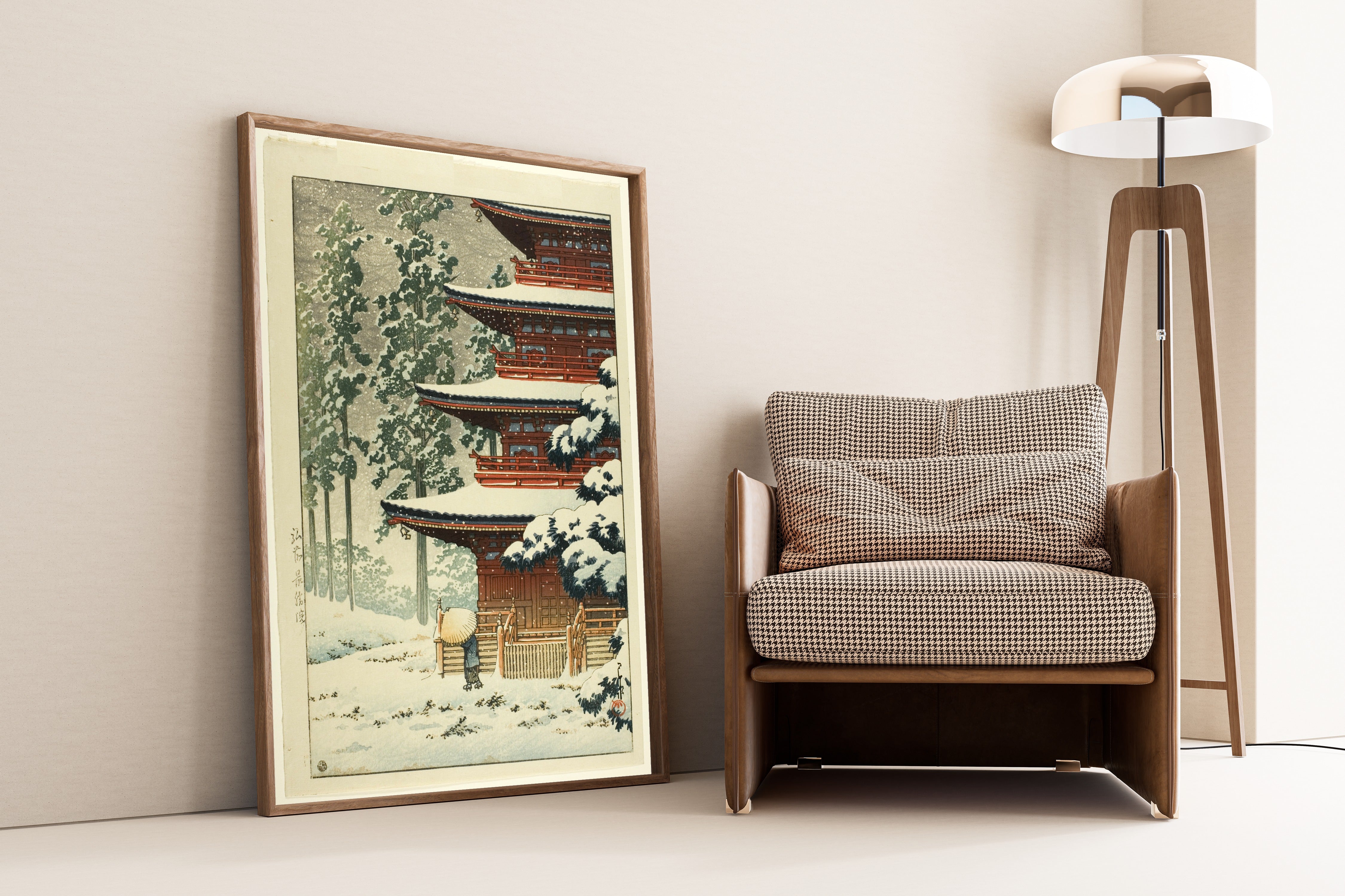 Kawase Hasui — Saishoin Temple, Hirosaki | Japanese Woodblock Print (Shin Hanga)