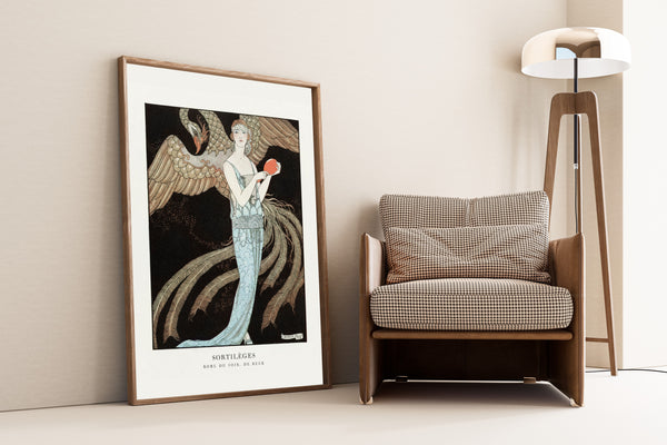 George Barbier — Sortilèges, robe du soir de Beer | Art Deco Fashion Print