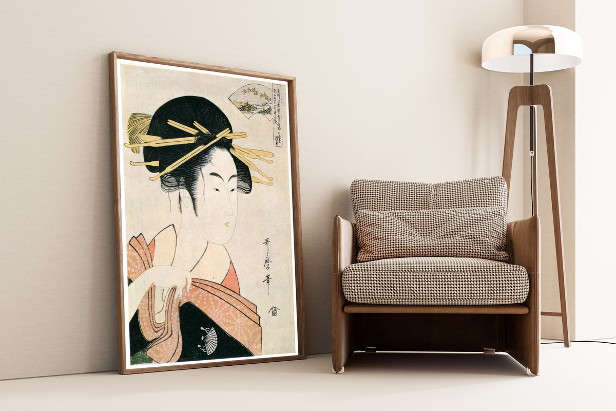 Kitagawa Utamaro — Noda Jewel River | Japanese Woodblock Print (Ukiyo-e)