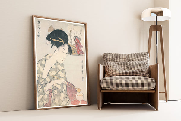 Kitagawa Utamaro — Umegae's Words | Japanese Woodblock Print (Ukiyo-e)