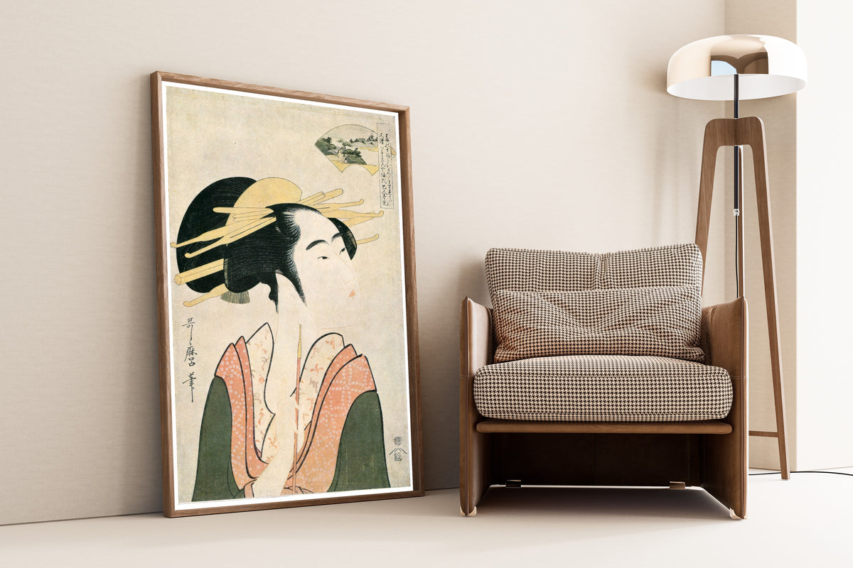 Kitagawa Utamaro — Koya Jewel River | Japanese Woodblock Print (Ukiyo-e)
