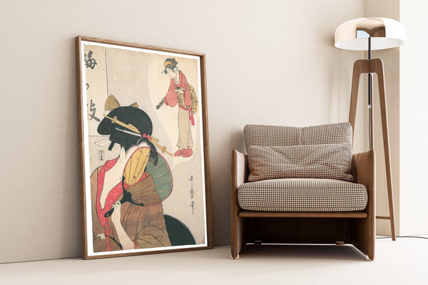 Kitagawa Utamaro — Dreaming Beauty (Umegae) | Japanese Woodblock Print (Ukiyo-e)