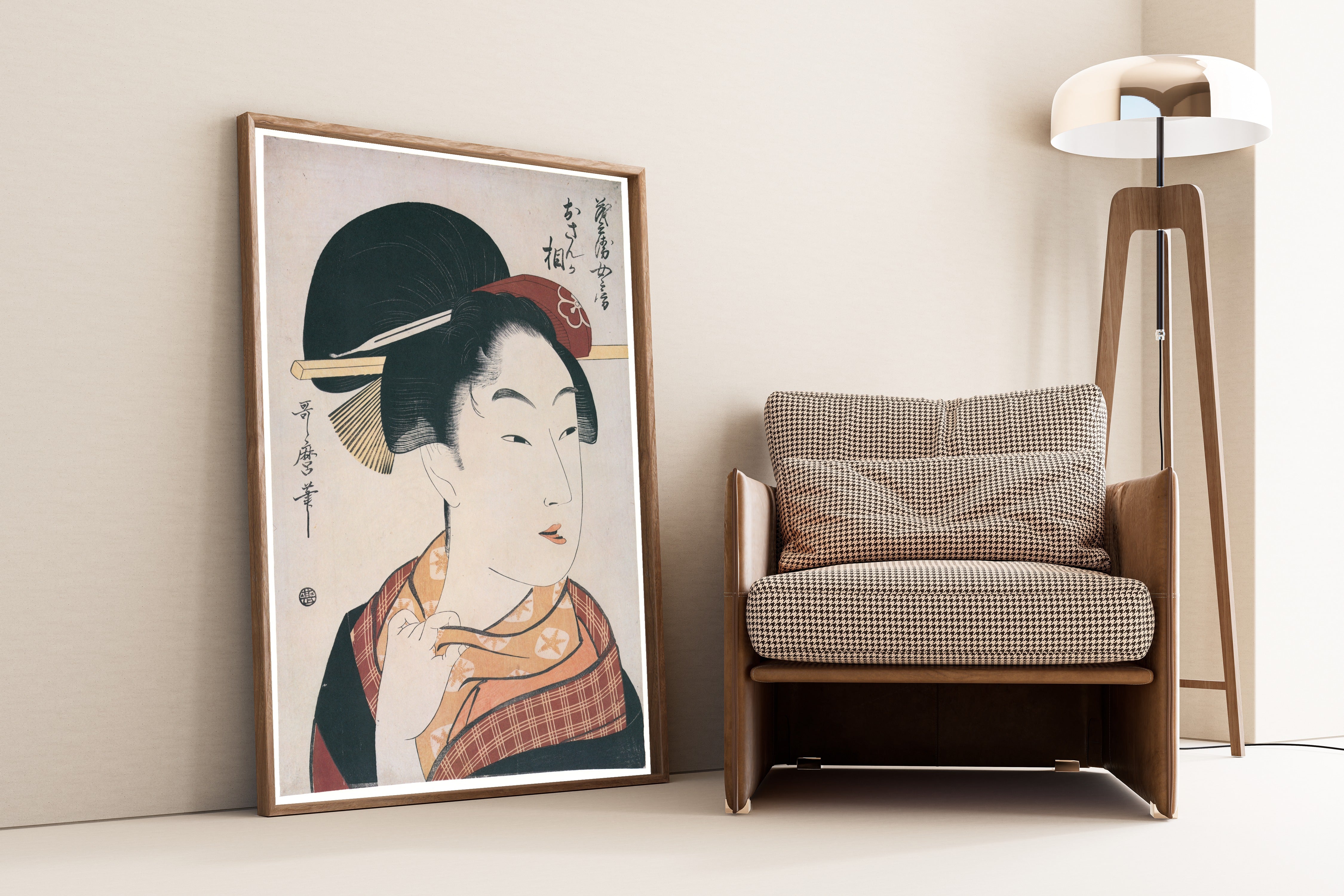 Kitagawa Utamaro — Osan, Wife of Mohei | Japanese Woodblock Print (Ukiyo-e)