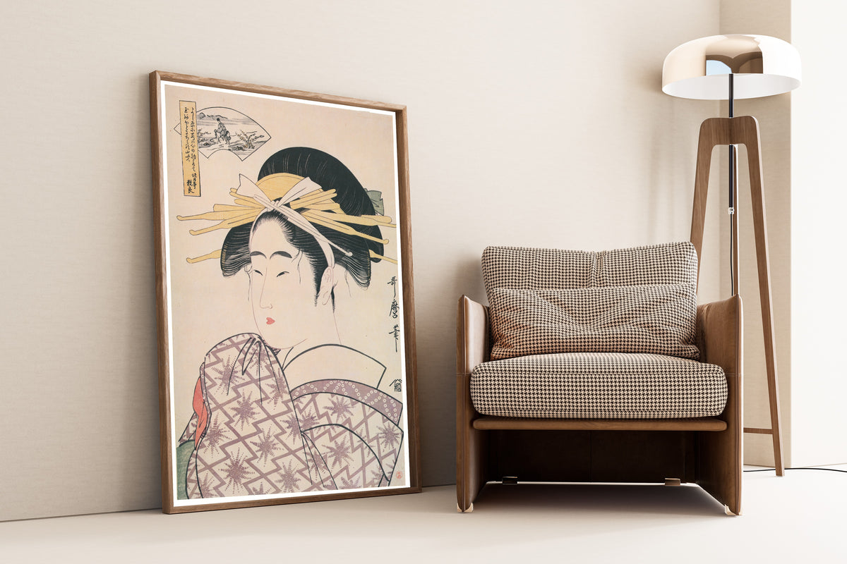 Kitagawa Utamaro — Ide Jewel River | Japanese Woodblock Print (Ukiyo-e)