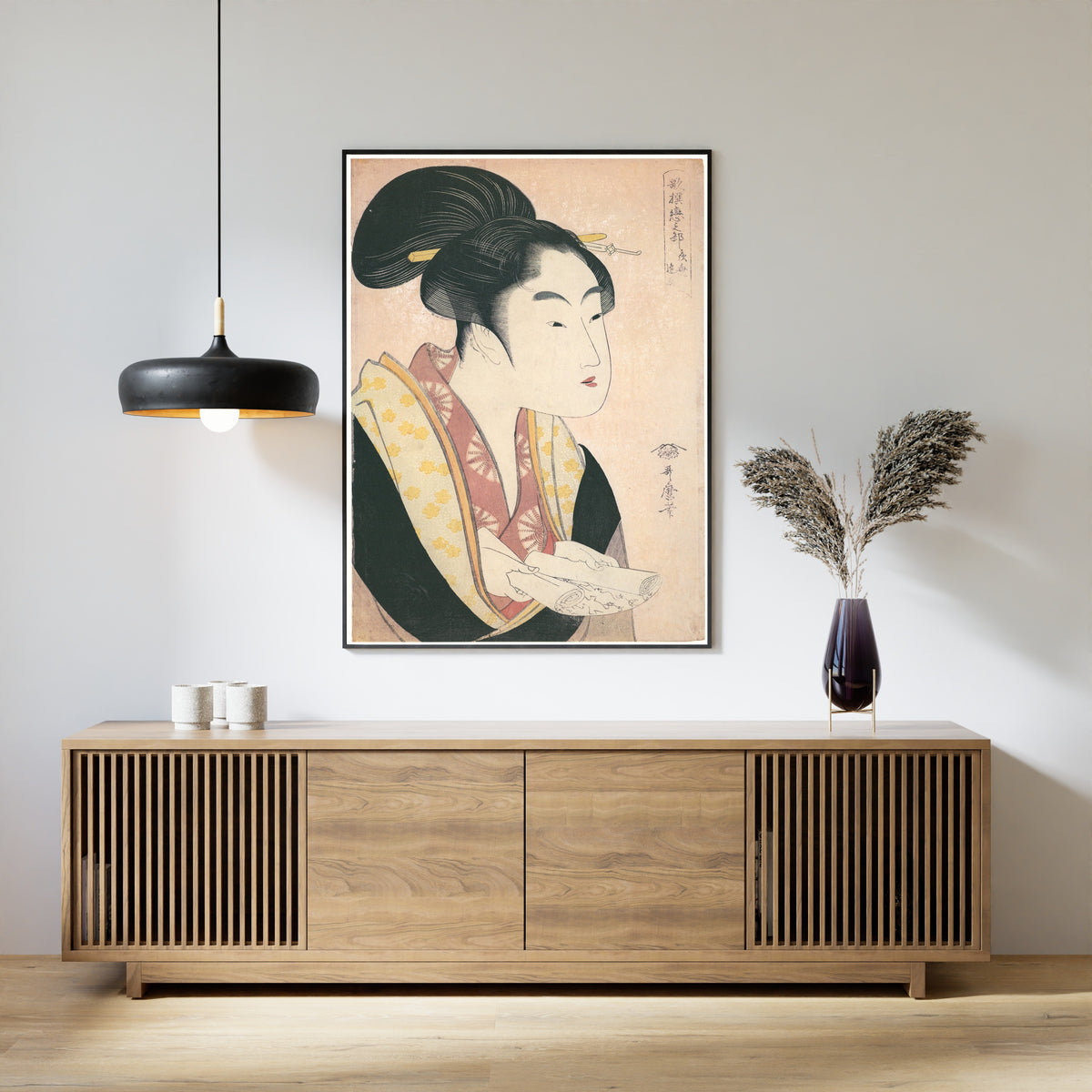 Kitagawa Utamaro — Love That Meets Every Night | Japanese Woodblock Print (Ukiyo-e)