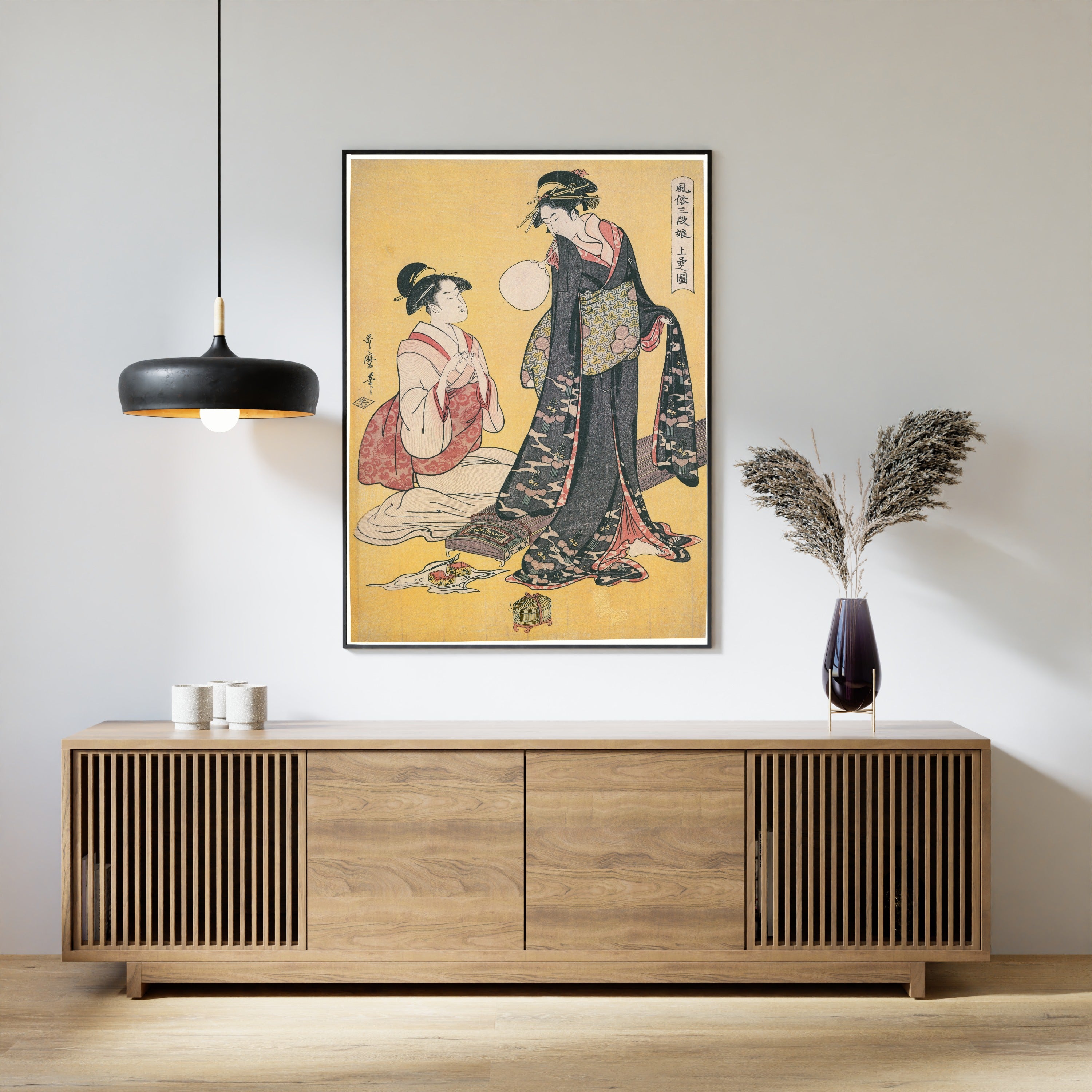 Kitagawa Utamaro — Upper Class | Japanese Woodblock Print (Ukiyo-e)