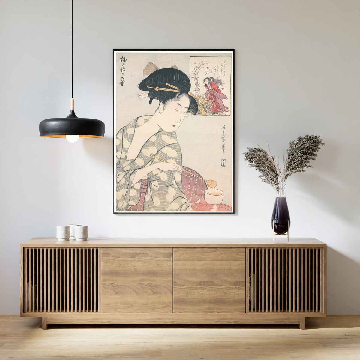 Kitagawa Utamaro — Umegae's Words | Japanese Woodblock Print (Ukiyo-e)