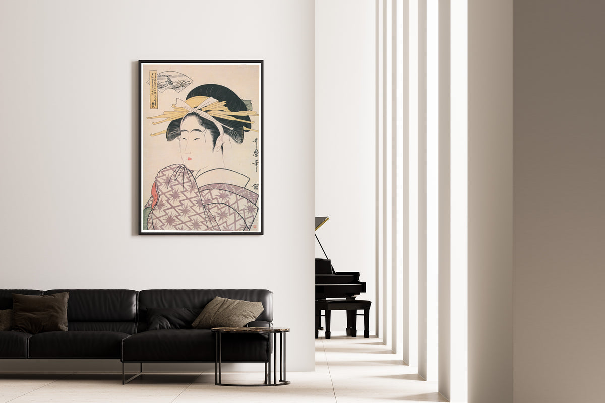 Kitagawa Utamaro — Ide Jewel River | Japanese Woodblock Print (Ukiyo-e)