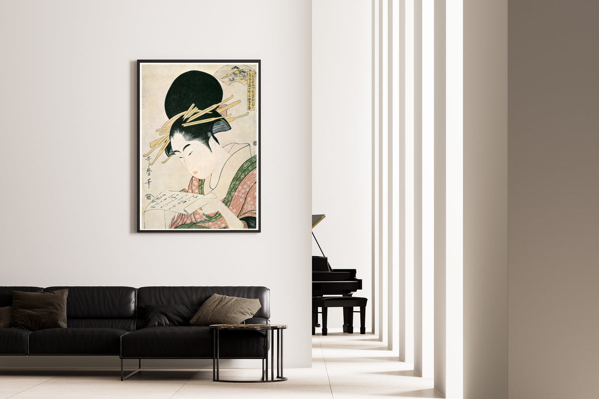 Kitagawa Utamaro — Kinuta Jewel River, from Six Jewel Rivers | Japanese Woodblock Print (Ukiyo-e)