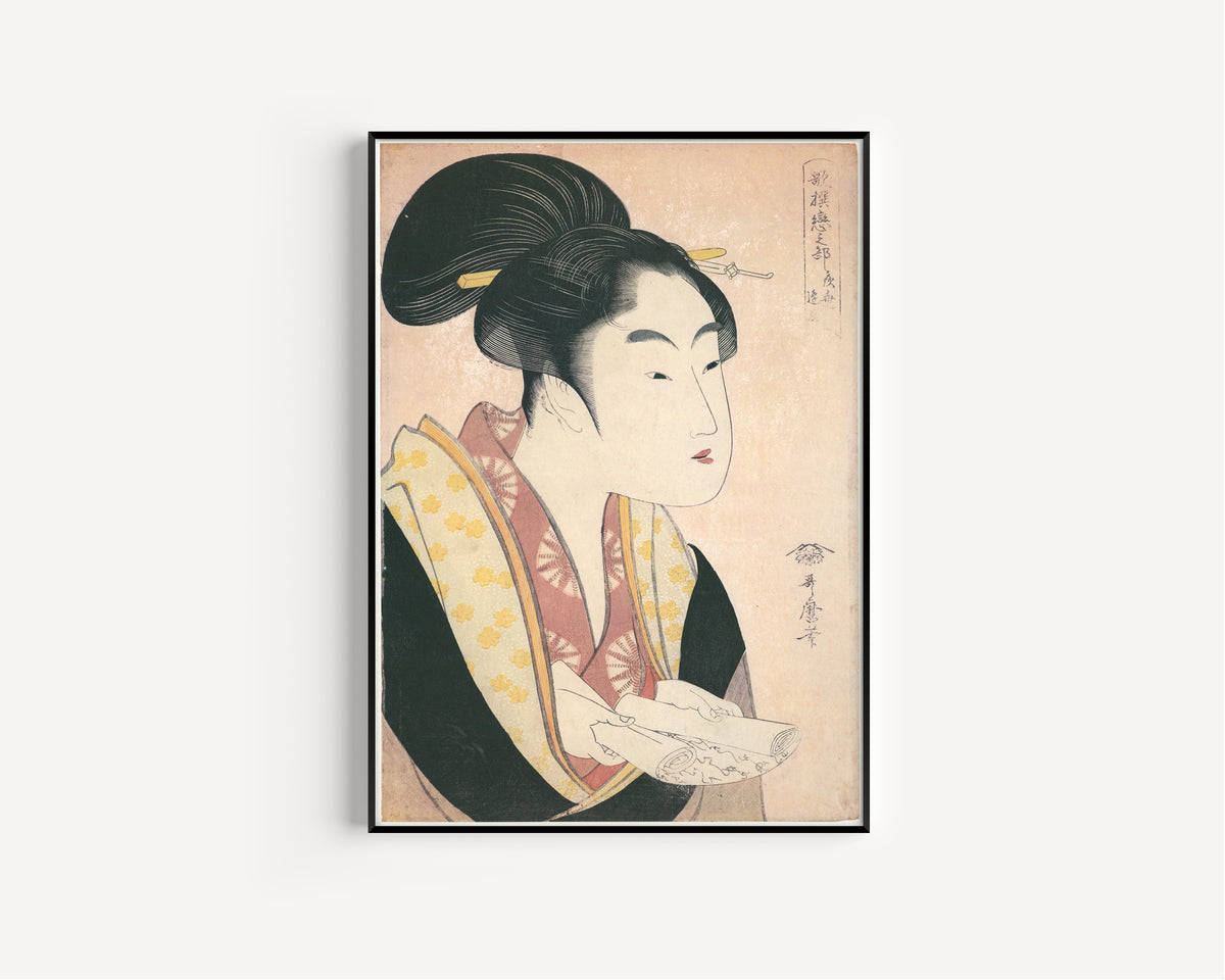 Kitagawa Utamaro — Love That Meets Every Night | Japanese Woodblock Print (Ukiyo-e)