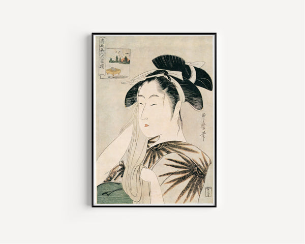 Kitagawa Utamaro — The Widow of Asahiya, from Six Famous Beauties | Japanese Woodblock Print (Ukiyo-e)